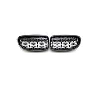 KMLONG Car Front Bumper Grille, Fit For, E90 E91 318i 320i 325i 328i 2009-2012 Diamond Grills Racing Grill Auto Styling vehicle front bumper grille cover(Gloss Black)