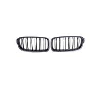 KMLONG Car Front Bumper Grille, Fit For, F30 F31 F35 3 Series 2013-2019 Carbon Fiber Racing Grill Style Auto Accessories Dual-Slat Grilles vehicle front bumper grille cover