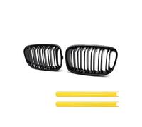 KMLONG Car Front Bumper Grille Replacement Grilles Trim Strips Fit For 1 Series F20 F21 116i 118i 11-14 Racing Grills vehicle front bumper grille cover(Yellow)