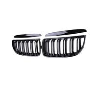 KMLONG Car Front Bumper Grilles, Fit For E90, E91 3 Series 323I 328I 335I 330I 325I 2005-2008 ABS Grille Racing Grill Accessories Gloss Black vehicle front bumper grille cover