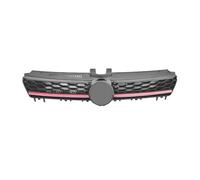 KMLONG Car Front Bumper Radiator Grille, Fit For Volkswagen, Fit For Golf7, MK7 2014-2017 GTI Style Honeycomb Mesh Center Racing Grill vehicle front bumper grille cover(Red Line)