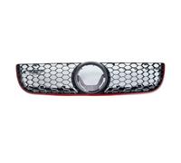 KMLONG Car Front Bumper Radiator Grille, Fit For Volkswagen, Fit For Polo, 2006-2009 Mesh Center Racing Grills GTI Style Honeycomb Mesh vehicle front bumper grille cover