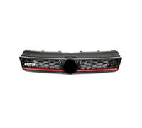 KMLONG Car Front Bumper Radiator Grille, Fit For Volkswagen, Fit For Polo, 2014-2018 GTI Style Honeycomb Mesh Racing Grills vehicle front bumper grille cover