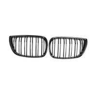 KMLONG Car Front Grill, Fit For, E81 E87 120d 120i 130i 2004-2006 Grille Racing Grills Gloss Black Grille Auto ABS Double Slat Grilles vehicle front bumper grille cover