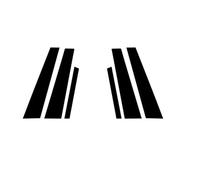 KMLONG Car Pillar Posts Door Window Trim Cover Kits Fit For Jaguar XF X260 XE X760 2015 2016-2023 BC Column Sticker Car Door Pillar Post Trim(For XE X760 16-23)