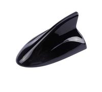 KMLONG Car Radio Aerials Fit For Fiat, Grande Punto Shark Antenna Special Shark Fin Auto Antenna Signal Chrome Plated vehicle shark fin antennas cap(Black)