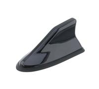 KMLONG Car Radio Aerials Fit For KIA, Picanto Waterproof Shark Fin Antenna Special Auto Carbon Fiber Stronger Signal Piano Paint vehicle shark fin antennas cap(Black)