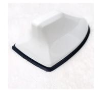 KMLONG Car Radio Aerials Fit For Nissan, Juke Nismo Juke Shiro Shark Fin Antenna Special Auto Carbon Fiber Stronger Signal Piano Paint vehicle shark fin antennas cap(White Black)