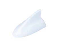 KMLONG Car Radio Aerials Fit For SsangYong Korando Waterproof Antenna Shark Fin Antenna Fin Special Auto Stronger Signal Piano Paint vehicle shark fin antennas cap(White)