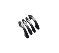 KMLONG Car Side Door Handle Cover Trim Sticker Fit For Skoda, Octavia A7 Fit For VW, Fit For Golf 7 2014-2019 Styling Accessories Chrome outside door handle trim cover(Carbon 2 buttons)
