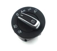KMLONG Chrome Auto Headlight Switch Fog Head Light Lamp Knob Fit For VW Fit For Golf Jetta MK5 MK6 GTI Passat B6 Touran Tiguan 5ND 941 431B vehicle front fog lamp switch