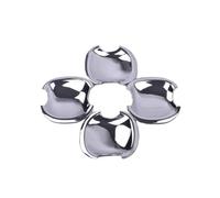 KMLONG Chrome Car Door Handle Cover Bowl Trim Fit for Toyota, Probox 2002-2016 Succeed Styling Accessories Outside Door Handle Trim Cover(Silver Bowl)