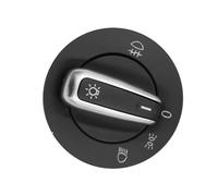 KMLONG Chrome Headling Fog Lamp Switch Fit For Volkswagen VW Golf V VI Jetta Tiguan Caddy III Passat B6 CC Sharan Rabbit 3C8941431B vehicle front fog lamp switch