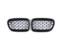 KMLONG Diamond Front Bumper Grilles Grille Car Styling Racing Grills Auto Grill Fit For 5 Series GT F07 528i 535i 550i 2009-2017 vehicle front bumper grille cover(Gloss Black)