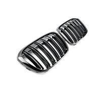KMLONG Double Slat Car Front Hood Bumper Grill Racing Grille Fit For X1 F48 F49 2016-2019 vehicle front bumper grille cover