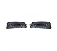 KMLONG Front Bumper Grille, Fit For A6, C7 S-line 2016-2018 Replacement Racing Grills ABS Fog Light Lower Grill Cover vehicle front bumper grille cover(Bright Black)