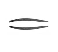 KMLONG Front Headlight Eyebrow Eyelid Eyelash Fit For BMW E92 E93 M3 3 Series 06-12 Cover Trim Carbon Fiber Sticker Exterior Accessoire automotive headlight brow