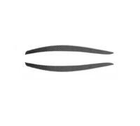 KMLONG Front Headlight Eyebrow Eyelid Eyelash Fit For BMW E92 E93 M3 3 Series 06-12 Cover Trim Carbon Fiber Sticker Exterior Accessoire automotive headlight brow