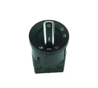 KMLONG Headlight Switch 3B0941531,Fit For VW Fit For Passat B5 B5.5 Golf Jetta Bora Mk4 Polo 9N 9N3 Lupo Transpoter, Control Fog Light Knob vehicle front fog lamp switch(With Chrome)