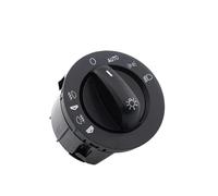 KMLONG Headlight Switch,Fit For A6 S6 C6 RS6 Allroad Q7, 4F1941531D 4F1941531E 4FD941531A 1822023 Chrome Head Button Fog Light vehicle front fog lamp switch