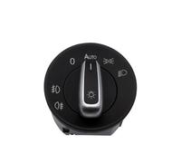 KMLONG Headlight Switch,Fit For Skoda, Octavia II 2004-2013 1Z0941431K Headlight Fog Light Lamp Control Switch vehicle front fog lamp switch