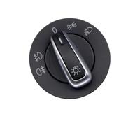 KMLONG Headlight Switch,Fit For VW, Fit For Jetta, Bora MK4 Golf Passat B5 Beetle 1997-2008 3BD941531 Chrome Control Fog Lamp Knob Car Accessories vehicle front fog lamp switch