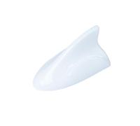 KMLONG Radio Aerial Fit For Nissan, X Trail Qashqai Fit For X-trail Qashqai Refit Auto Roof Antenna Advanced Antenna Shark Fin Chrome Plated vehicle shark fin antennas cap(White)