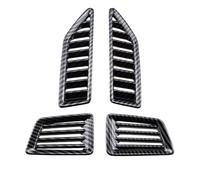 KMNYGRFD Air Vent Cover Compatible With For Ranger For Everest For Endeavour 2015-2021 Car Air Conditioning A/C Dashboard Vent Outlet Cover Trim Sticker
