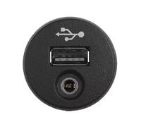 KMNYGRFD auto parts Compatible With Nissan For Frontier 2011 2012 2013 2014 2015 2016 2017 2018 2019 13907643 Car AUX Port Adapter Auxiliary Plug