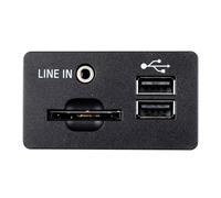 KMNYGRFD Car Usb Interface Compatible With For Edge 2016 2017 2018 2019 2020 2021 2022 2023 2024 Replacement Car AUX Input Socket Port EM2T-14F014-AB