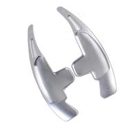 KMNYGRFD Shifter Extension Compatible with Benz for Amg C63 2009 2010 2011 2012 2013 2014 for Amg Gla 2014 2015 Car Shifter Steering Wheel Paddle Extension(Silver)