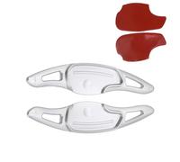 KMNYGRFD Shifter Extension Compatible with Hyundai for Hybrid Electric HEV 2024 2025 Car Steering Wheel Paddle Shift Extension Stickers Gear Styling(Silver)