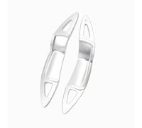 KMNYGRFD Shifter Extension Compatible with MINI for Cooper for R50 R52 for R53 R55 2007-2016 Car Styling Steering Wheel Shift Paddle Shifter Extended Cover Trim(Silver)