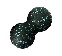 KMOCEPLY Peanut Self Massage Ball Fascia Ball Set Lacrosse Ball Muscle Roller for Spine Acupressure Plantar Fasciitis Reflexology Massage for Myofascial Release and Sports Recovery (Double Balls A)