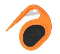 KMOCEPLY Pet Dematting Combs Pet Knotting Comb Cat Comb Dog Cat Comb Matt Splitter with Steel Blade Dematting Tool for Dogs Pet Grooming Brush Cat Massage Brush Hair Removal Tool for Dogs (Orange)