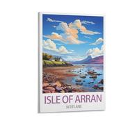 KmoNo Isle of Arran Scotland Vintage Travel Poster 08x12inch(20x30cm) Wall Decor Painting Canvas Wall Art Living Room Poster Bedroom