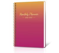 KMQOY Monthly Planner 2026, Monthly Calender Covering Jan 2026 - Jun 2027, 18 Months Planner with Habit Tracker, 7.2" x 9.5", Spiral for Personal Organizer and Office Supplies, Pinkish-Orange