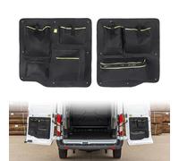 KMQRDZi Rear Barn Door Organisers Compatible with Ford Transit Custom 2012-2023, 1 Pair Campervan/Van Door Storage Bag, Heavy-duty Oxford Storage Pockets for Tools