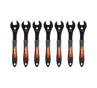 KMRDND Bicycle Cone Wrench Set, Spanner Bike Wheel Hub Axle Nut Install Remover Cycling Wrench (13-14-15-16-17-18-19mm)