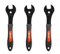 KMRDND Bike Cone Wrench Set, Spanner Bicycle Hub Wrench Wheel Axle Nut Install Remover Cycling Wrench (17-18-19mm)