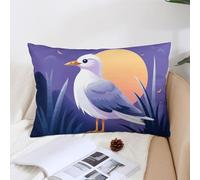 KMRHOUTIQ Decorative Coastal Painter Lumbar Throw Pillow Covers 12x20 with Hidden Zipper Outdoor Couch Pillow Cases for Sofa Bed Living Room Garden Plush Pillowcase Farmhouse Cushion Case Home Decor