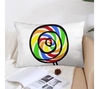 KMRHOUTIQ Decorative Lollipop Lumbar Throw Pillow Covers 12x20 with Hidden Zipper Outdoor Couch Pillow Cases for Sofa Bed Living Room Garden Plush Pillowcase Farmhouse Cushion Case Home Decor