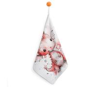 KMRHOUTIQ Kitchen Cute Dragon Hand Towels with Hanging Loops, Highly Absorbent & Quick Drying Towels for Kitchen Bathroom, Microfiber Cleaning Cloth, Dish Towel, Tea Towel Decorative, Dish Rag(12x12)