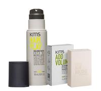 KMS AddVolume Bar Shampoo 75g & HairPlay Molding Paste 150ml Duo in Clear KMS Clear