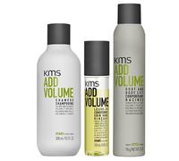 Kms Addvolume Shampoo 300Ml, Leave-In Conditioner 150Ml & Root And Body Lift 200Ml Pack In Clear Clear One Size