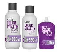 KMS Color Vitality Blonde Shampoo 300ml, Blonde Conditioner 250ml & In