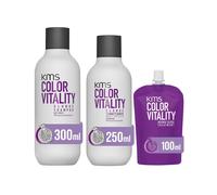KMS Color Vitality Shampoo 300ml, Conditioner 250ml & Intense Gloss Tr