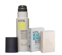 Kms Headremedy Bar Shampoo 75G & Hairplay Molding Paste 150Ml Duo In Clear Clear One Size
