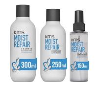 Kms Moist Repair Shampoo 300Ml, Conditioner 250Ml & Leave-In Conditioner 150Ml In Clear Clear One Size