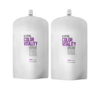 KMS PACK ColorVitality Shampoo Refill Pouch 750ml and Conditioner Refi